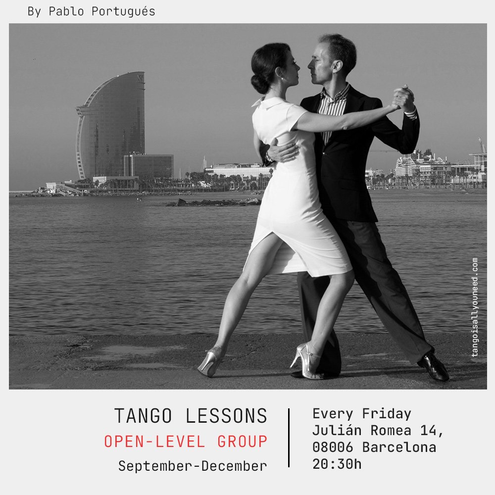 Regular Tango Lessons in Gracia, Barcelona